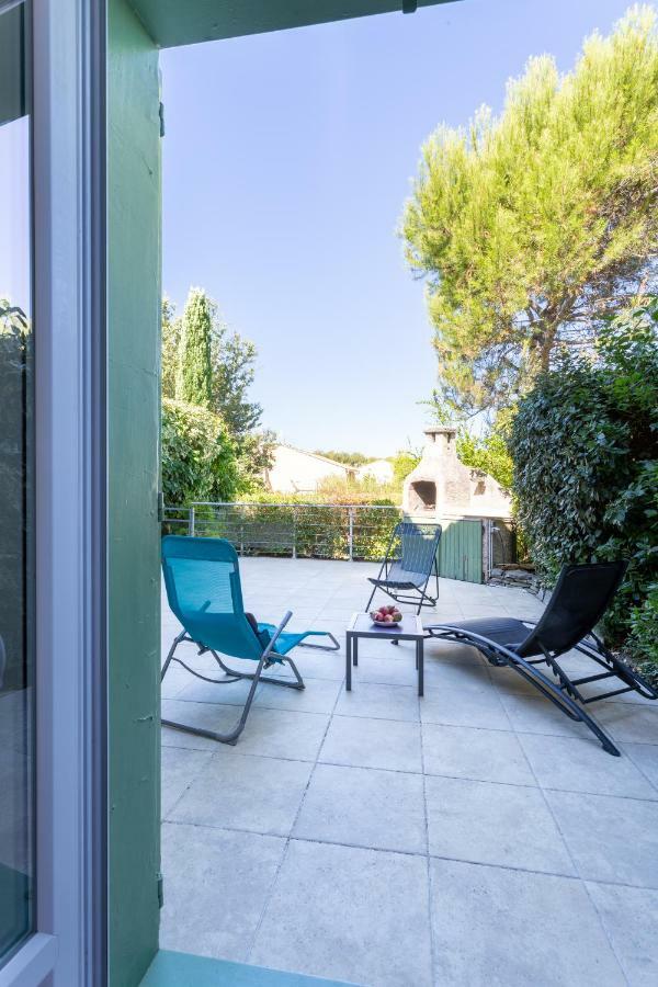 Apartament T3 Rez De Jardin,Piscine Privee Saint-Cyr-sur-Mer Zewnętrze zdjęcie